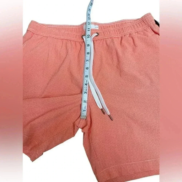 Onia Charles 7” Pull On Swim Shorts in Corral and White Men’s size XL - Picture 12 of 14